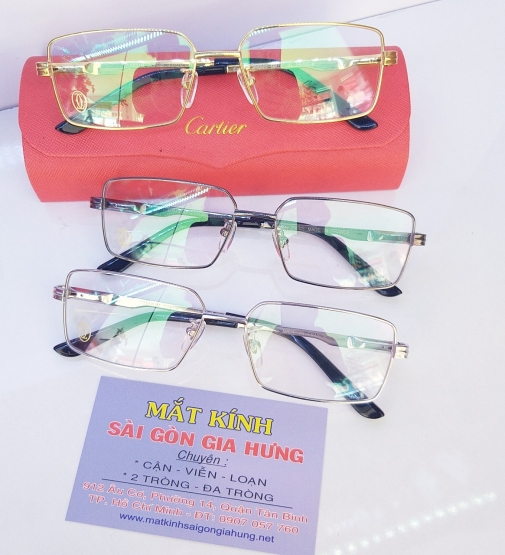 Gọng Kim Loại Cao Cấp TITANUIM Cartier