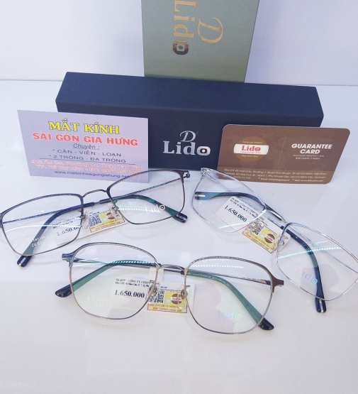 Gọng Kính TITANUIM Loại Kiểu Chính Hãng LIDO